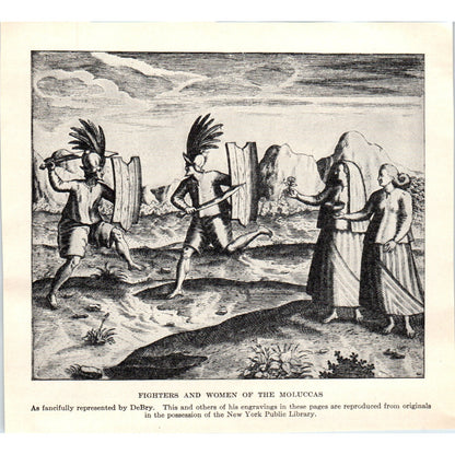 Fighters and Women of the Moluccas 1924 Magazine Clip AF2-A1