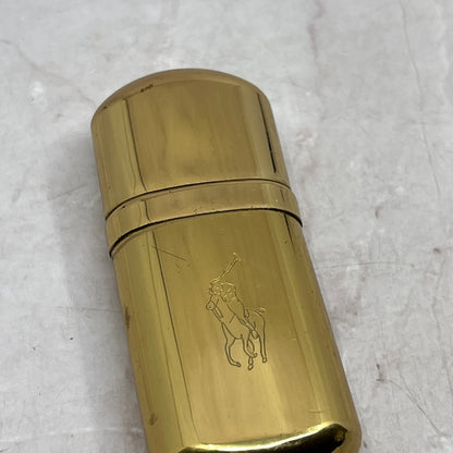Vintage Ralph Lauren Gold Tone Pocket Perfume Cologne Decanter SF4
