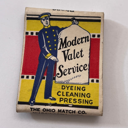 Back Bay Cleansers David Casso Boston MA Vintage Matchbook Cover TB8-MB-9