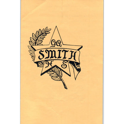 1987 George A. Smith High School Honor Society Induction Program Leon Trager AE5