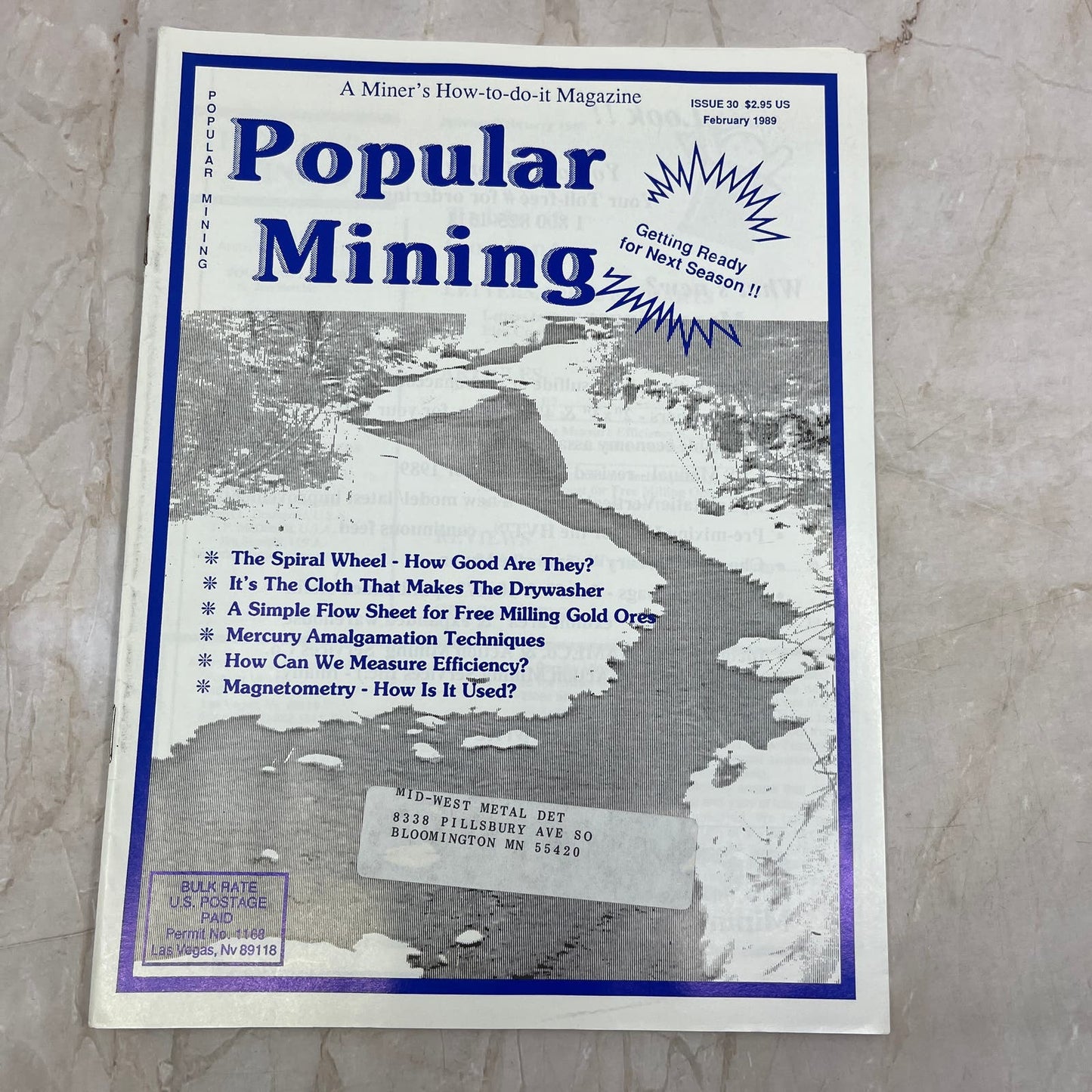 1989 Feb - Popular Mining Magazine - Treasure Hunting Gold Prospecting M19