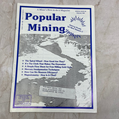 1989 Feb - Popular Mining Magazine - Treasure Hunting Gold Prospecting M19
