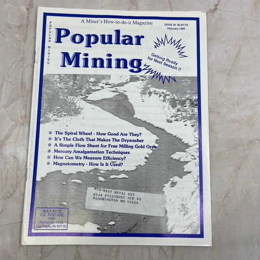 1989 Feb - Popular Mining Magazine - Treasure Hunting Gold Prospecting M19