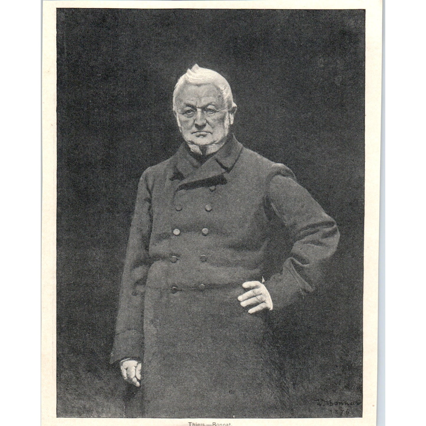 Thiers - Bonnat 1892 Magazine Print AK5-H8