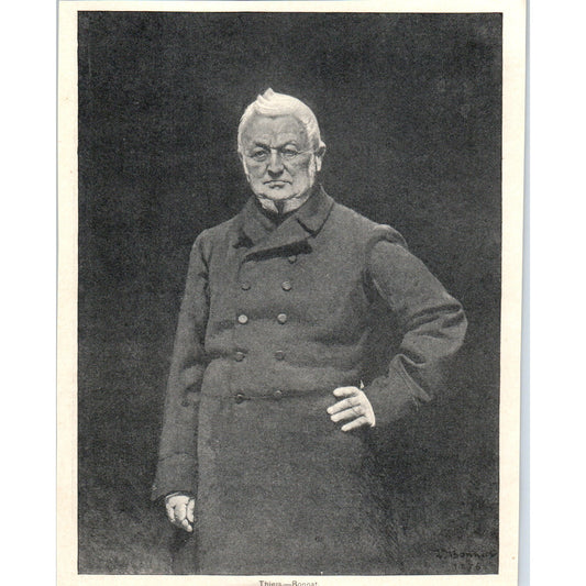 Thiers - Bonnat 1892 Magazine Print AK5-H8