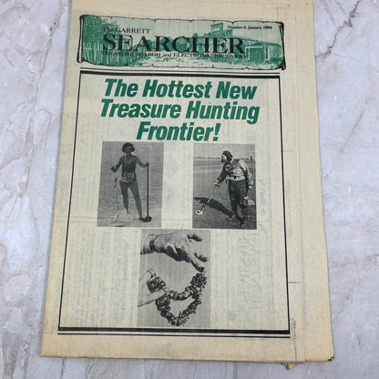 1984 Jan The Garrett Searcher Newsletter Treasure Search Electronic Recovery M11