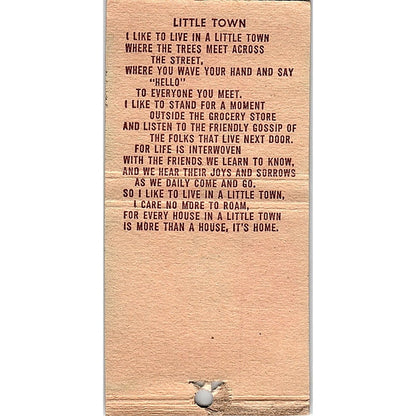 Rod's Steak House Williams Arizona Vintage Matchbook Cover SC7-Y3