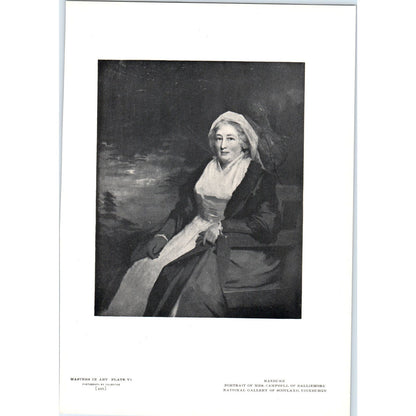 Portrait of Mrs. Campbell of Ballimore - Raeburn c1905 Art Print D16