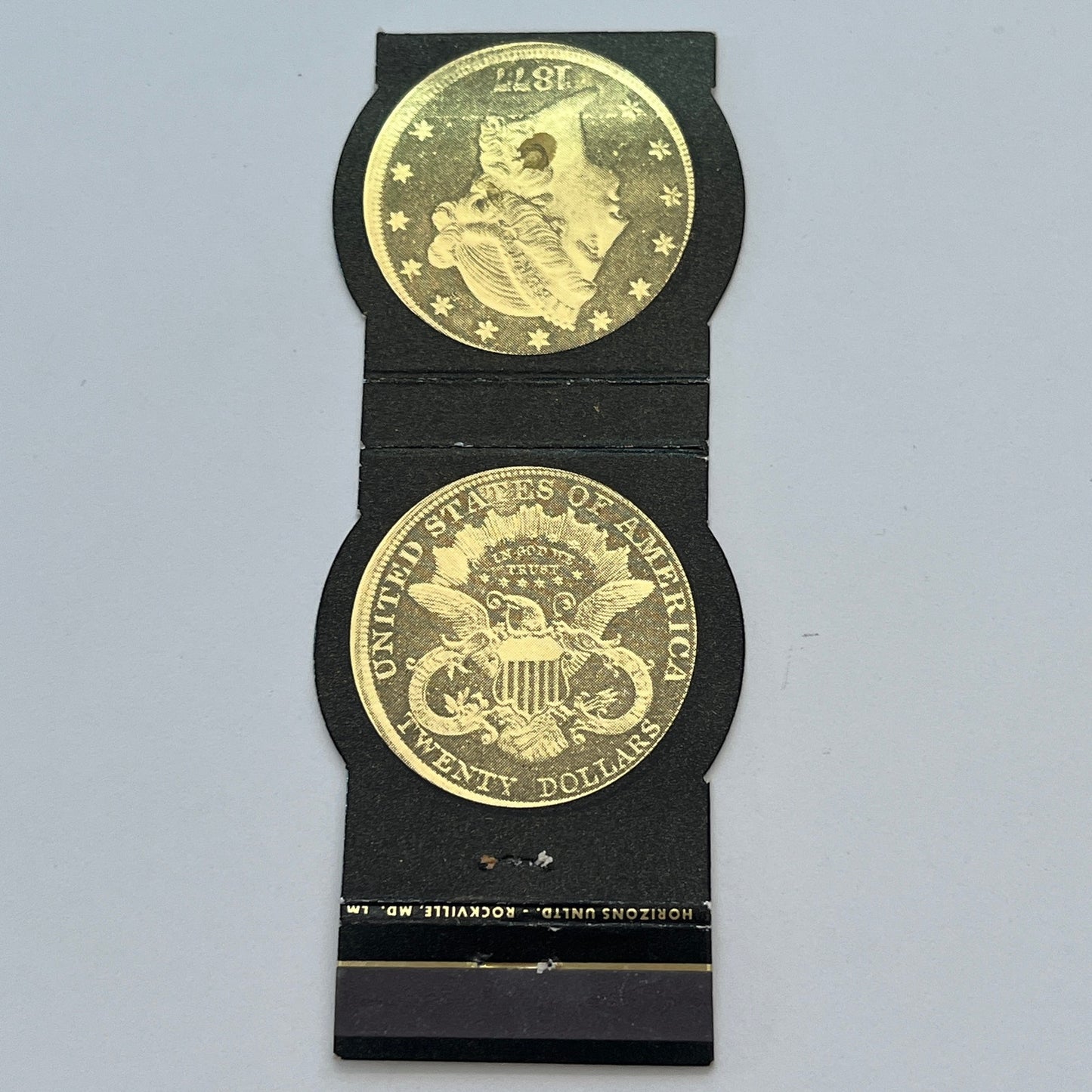 Washington Gold Exchange Washington DC Vintage Matchbook Cover MB59-2