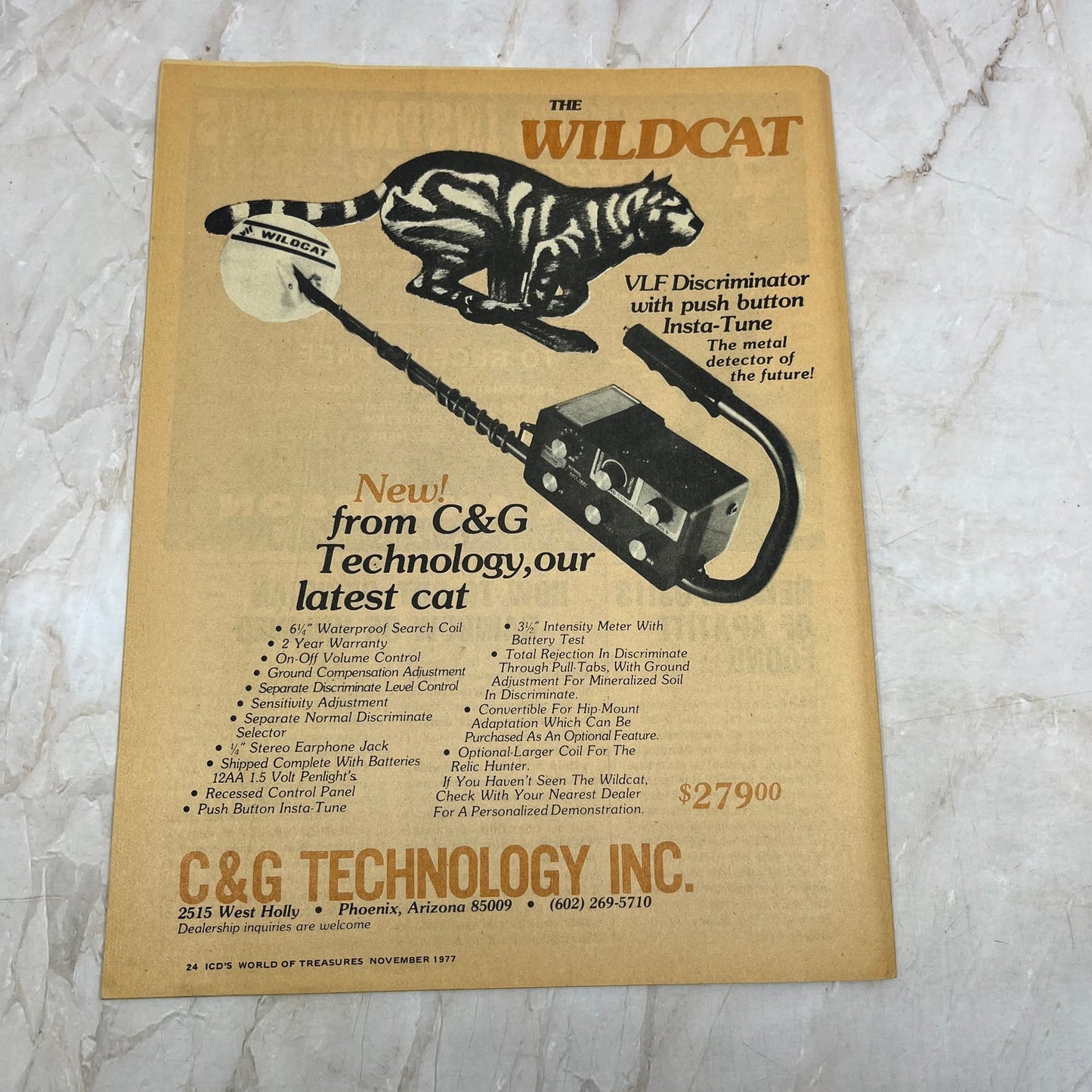 1977 Nov - International Club Digest World of Treasures Magazine Newsletter M16