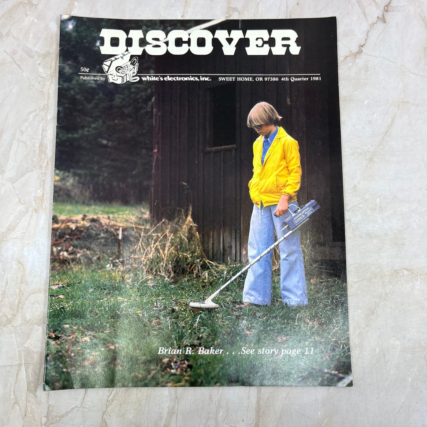 1981 4th Quarter White's Electronics Discover Newsletter Metal Detectors M19