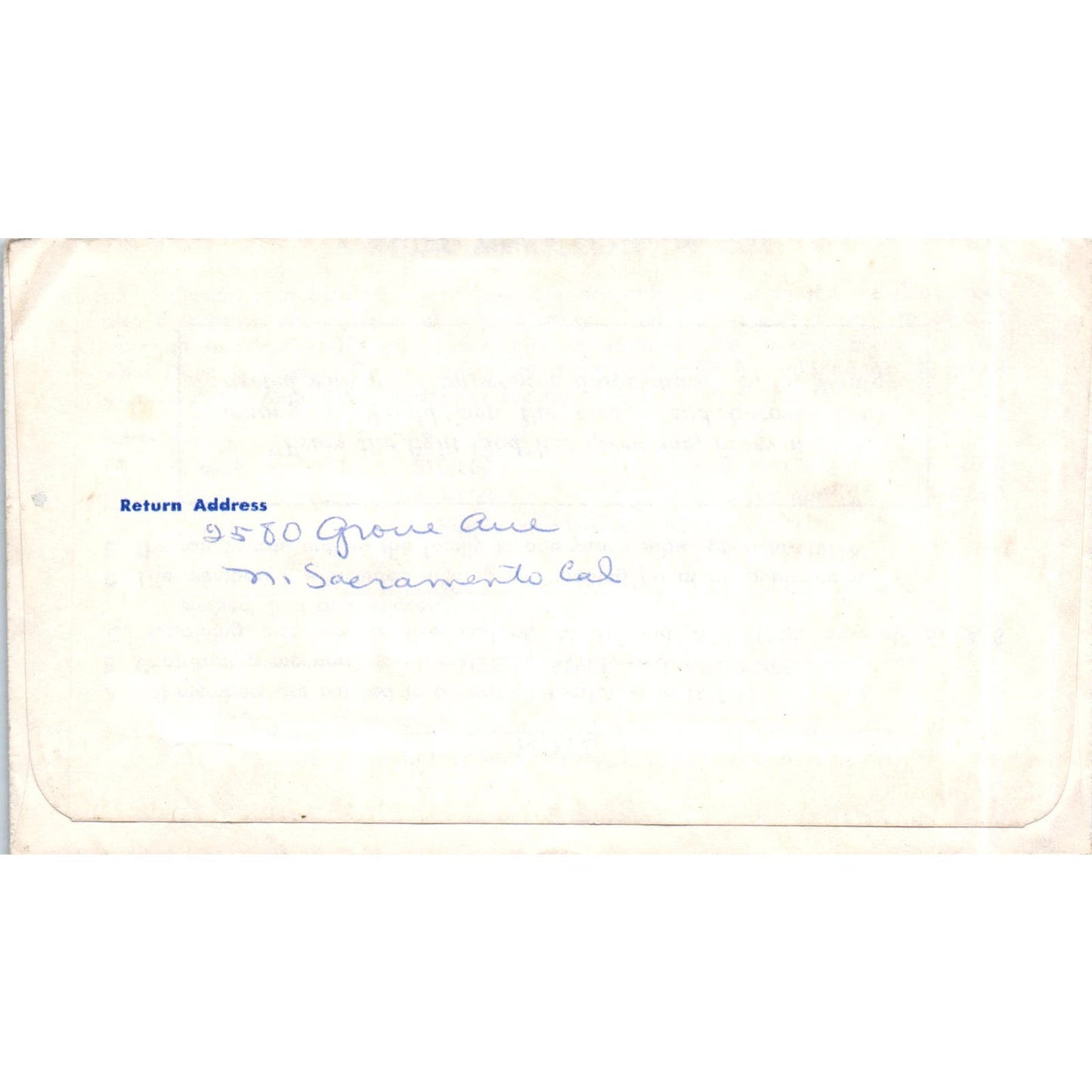 Vintage Northern California Conference Temperance Oakland Donation Envelope AE7