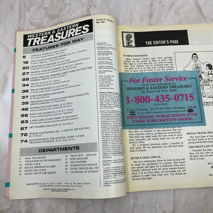 1987 May - Western & Eastern Treasures Magazine - Treasure Hunting Gold M12