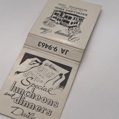 Pyquag Inn Wethersfield CT Vintage Matchbook Cover TB8-MB2-2