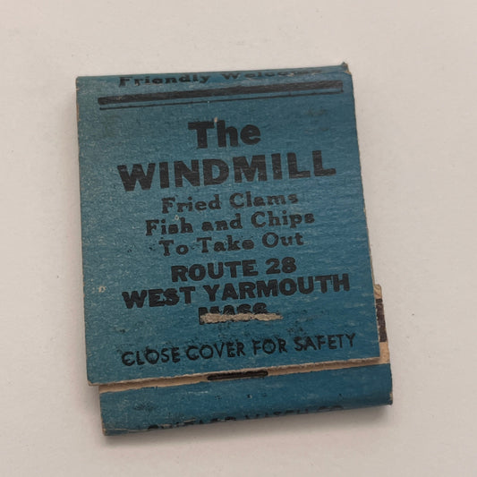 The Windmill Restaurant West Yarmouth Vintage Matchbook Cover TB8-MB2-4