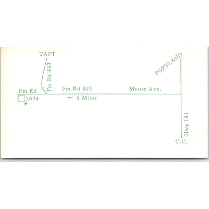 Greens N' Things Helen & Jose Gonzales Taft TX Vintage Business Card SD8-B19