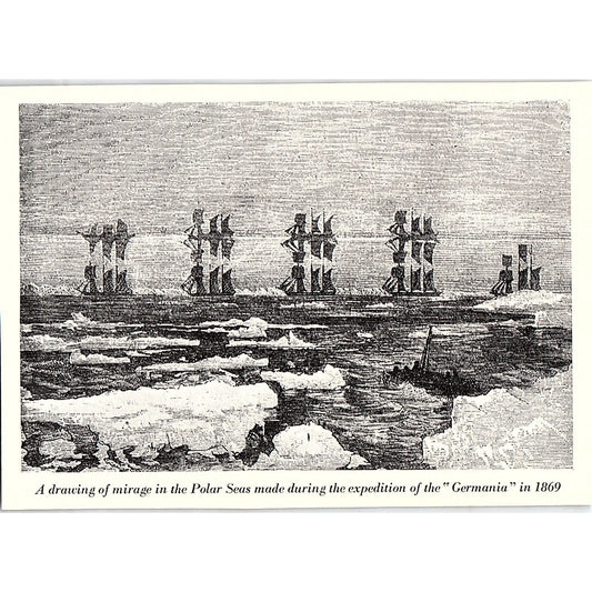 Drawing of Mirage in Polar Seas 1869 Germainia Expedition 1932 Photo AG2-M17