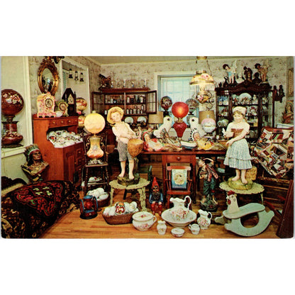 The Ponderosa Museum Dining Room Quarryville PA Dutch Country Postcard PD8