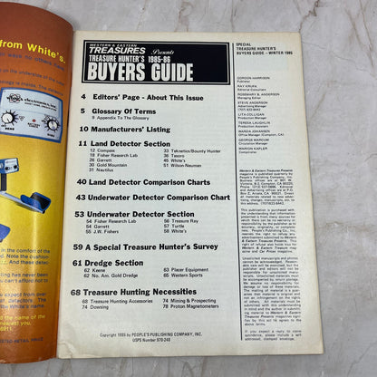 1985-86 - Western & Eastern Treasures Magazine Treasure Hunters Buyers Guide M18