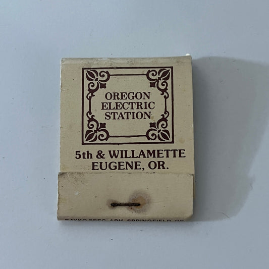 The Class Reunion Oregon Electric Station Eugene OR Vintage Matchbook SC4-R7
