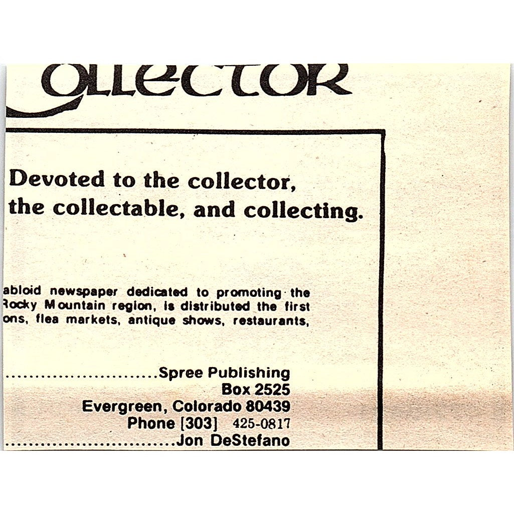 After All Antiques Denver Colorado 1984 Ad AF9-M4