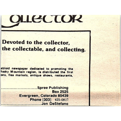 After All Antiques Denver Colorado 1984 Ad AF9-M4