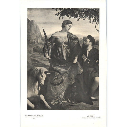 St. Justina - Moretto 1908 Victorian Art Print AB8-MA11