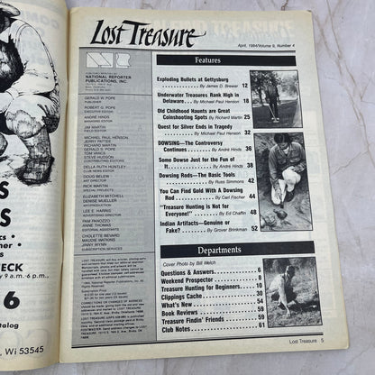1984 April - Lost Treasure Magazine - Treasure Hunting Gold Prospecting M15