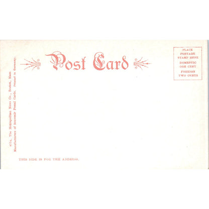 c1905 Harvard Bridge Boston MA Original Postcard PC9