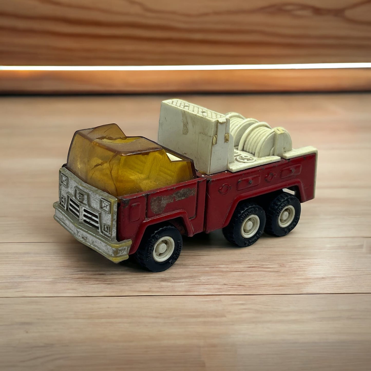 Vintage Buddy L Toy Red Fire Truck Made In Japan 5” TH5