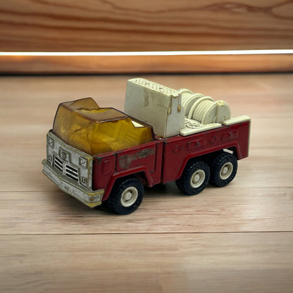 Vintage Buddy L Toy Red Fire Truck Made In Japan 5” TH5
