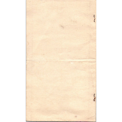 1934 East Hartford High School Class Night Exercises Program AE7