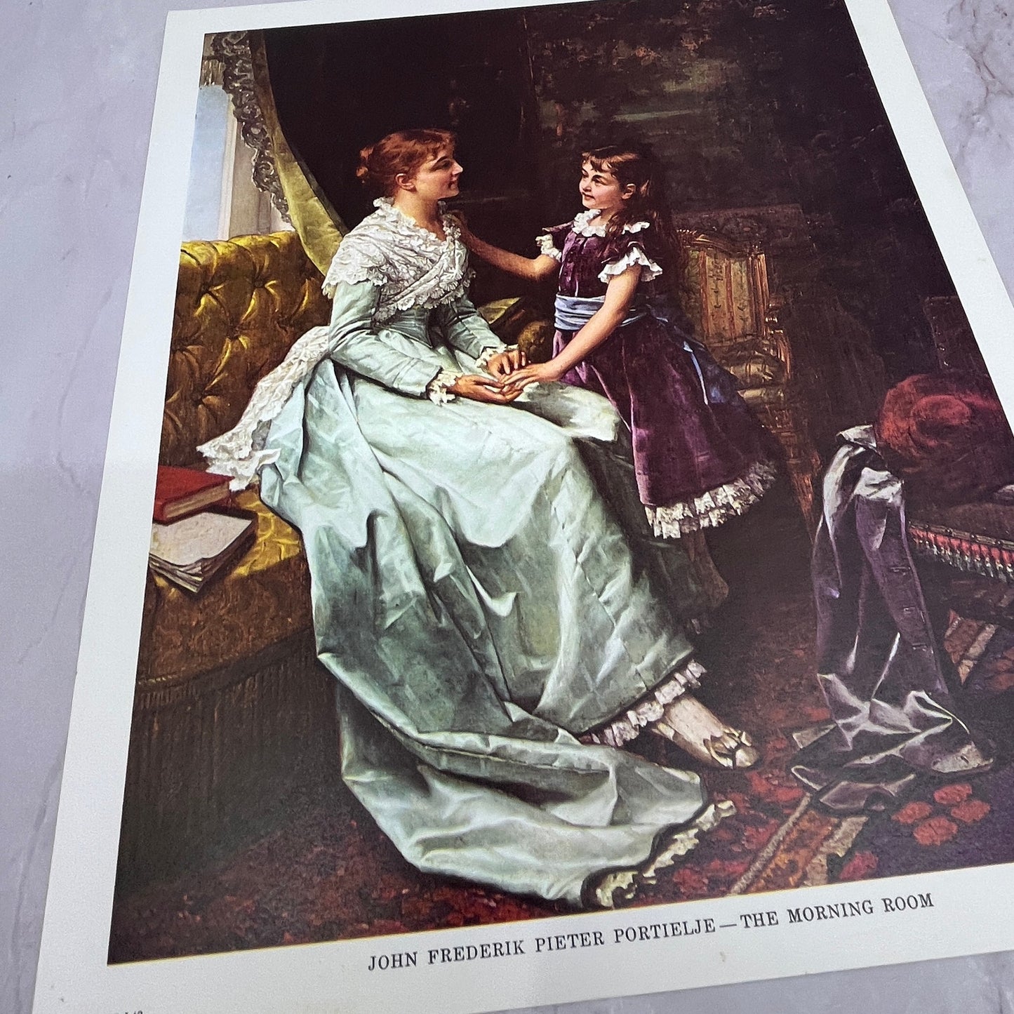 John Frederik Pieter Portielje - The Morning Room 9x11" Art Print V20