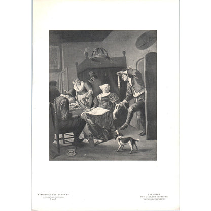 The Gallant Offering - Jan Steen c1905 Art Print D16