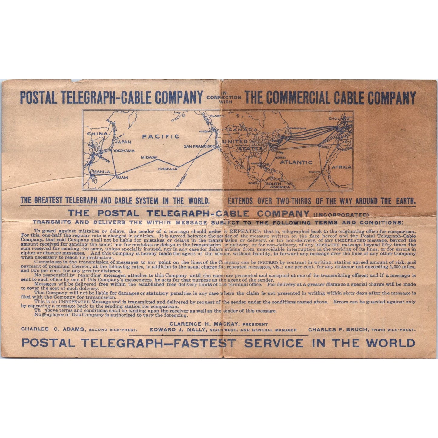 1913 Western Union Telegram Lillie F. Mason Cincinnati Ohio AE6