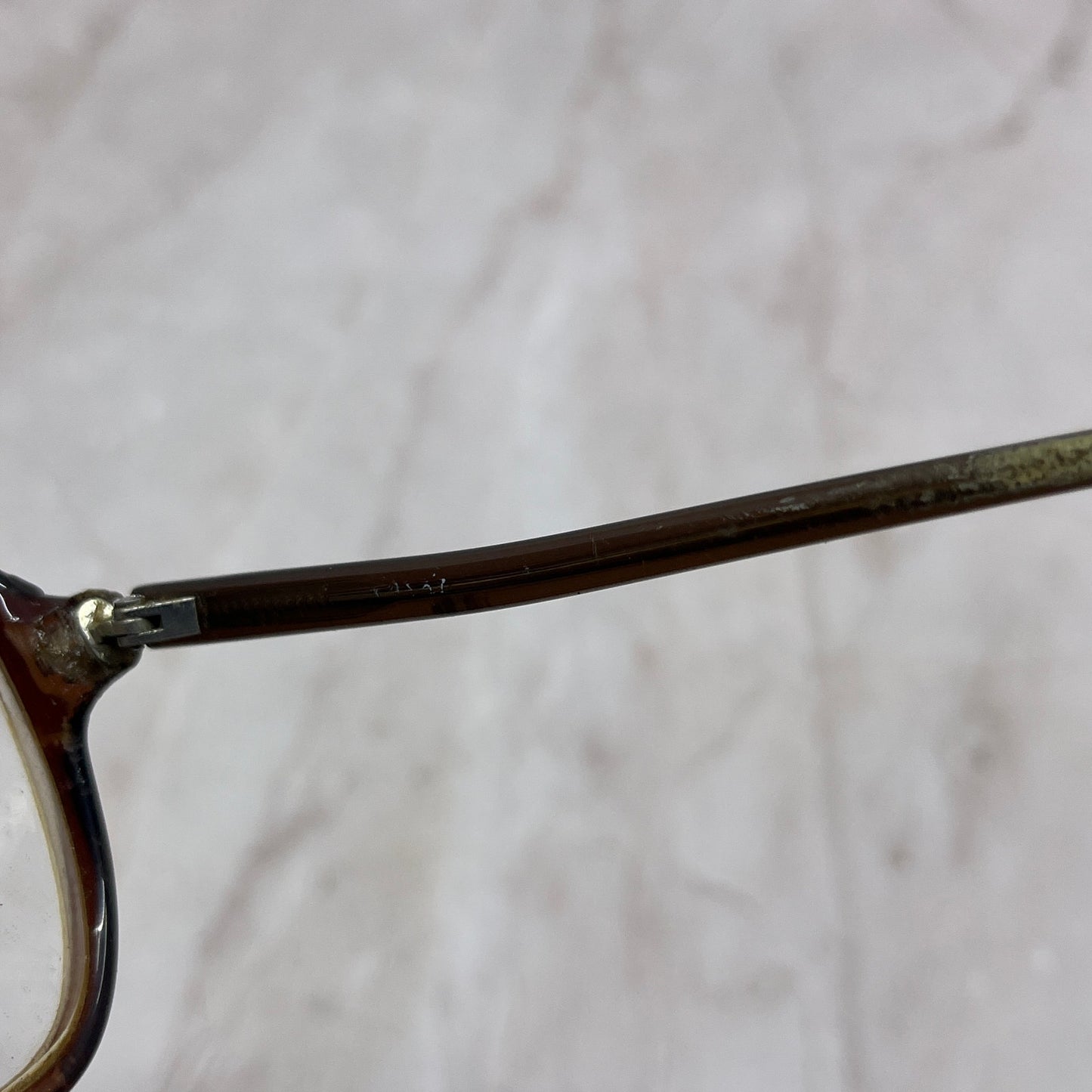Vintage Brown Acrylic Aviator Sunglasses Eyeglasses Frames TG7-G2-4