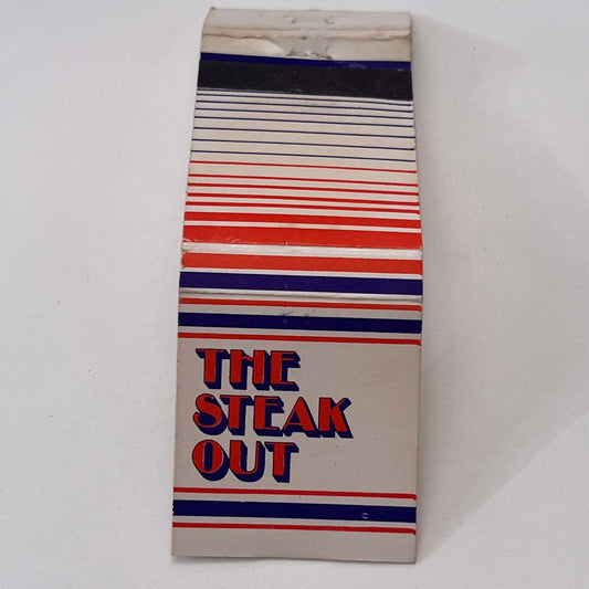 The Steak Out Restaurant Wethersfield CT Vintage Matchbook Cover TB8-MB-13