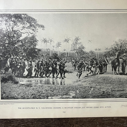 71st NY Volunteers 1898 Spanish American War J.C. Hemment Photo 11x17 V10