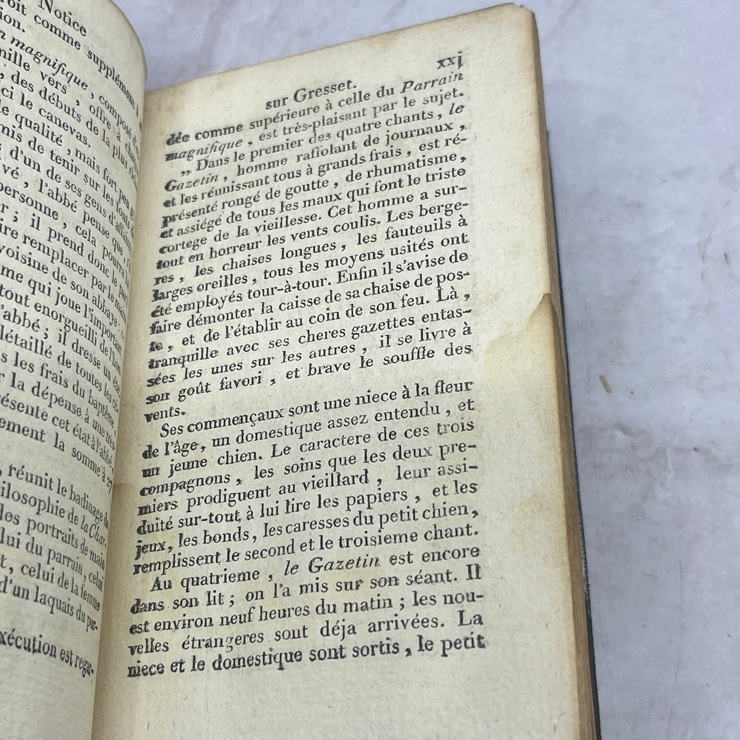 1810 Complete Works of Gresset French Book TH9-OB
