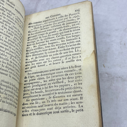 1810 Complete Works of Gresset French Book TH9-OB