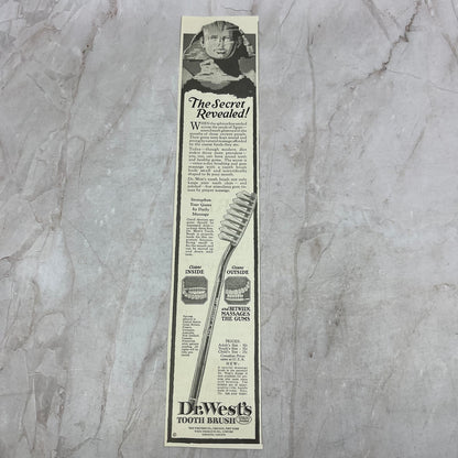 Dr. West's Toothbrush The Western Co Chicago NY 1924 Magazine Ad FL6-11