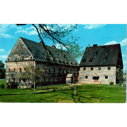 Ephrata Cloister Restored Group of Buildings PA Dutch Country Vtg Postcard PD4
