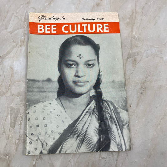 1968 Feb Gleanings in Bee Culture Magazine Bees Beekeeping Honey TD7