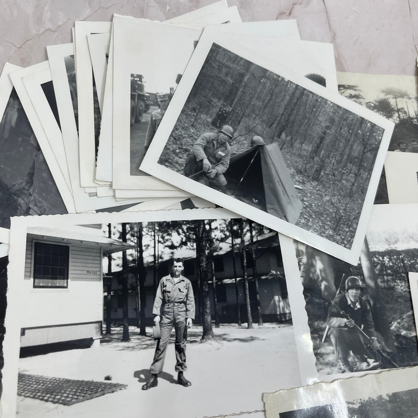 Huge Photo Lot Cpl Bernard J. Zelinsky Stationed Postwar Germany c1954 TG7-AP3