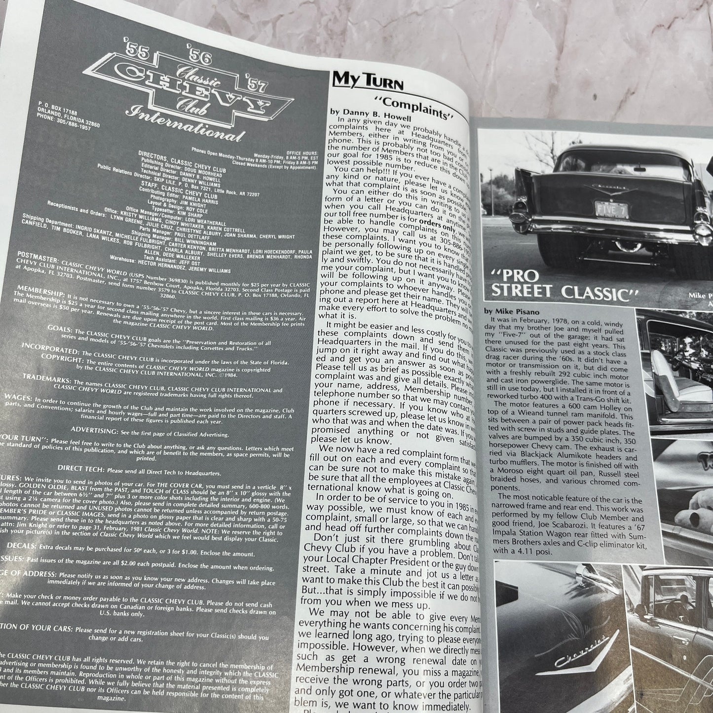 Door & Window Restoration - '55, '56, '57 Classic Chevy World - Apr 1985 M30