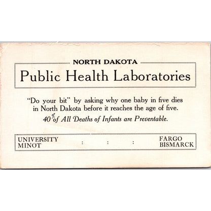 North Dakota Public Health Laboratories University Minot Fargo Blotter AJ5-H4