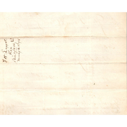 1878 Francis H. Leggett & Co Grocers New York Receipt Letterhead D23