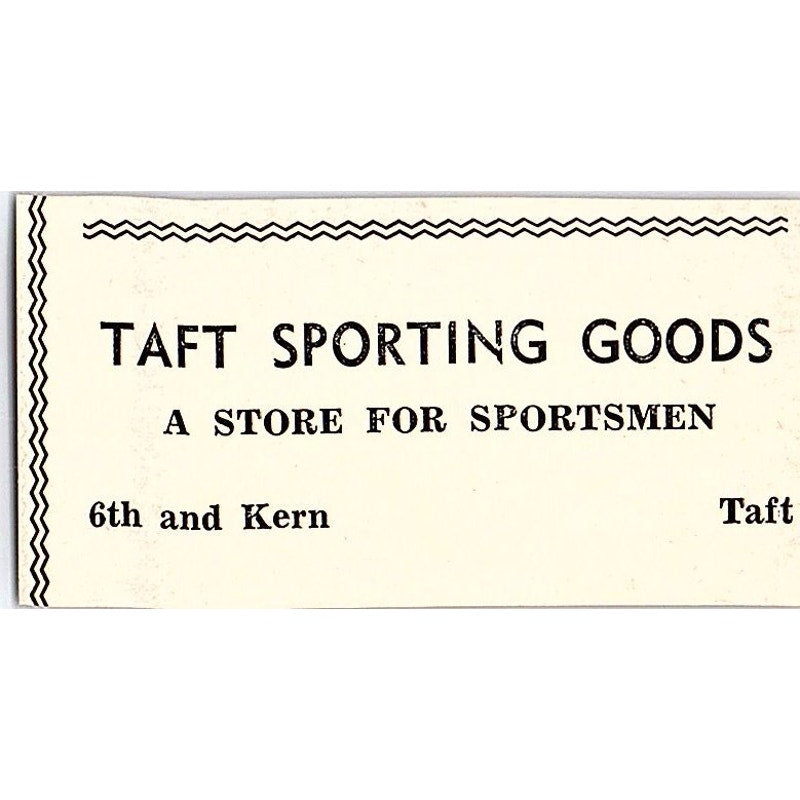 Pioneer Mercantile Co, Taft Sporting Goods - Taft CA 1965 Ad AF8-S24