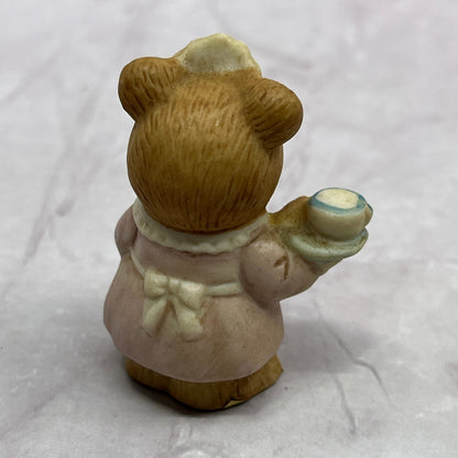 Vintage Nurse Maid Waitress Homco Career Bears Figurine 8820 SE2