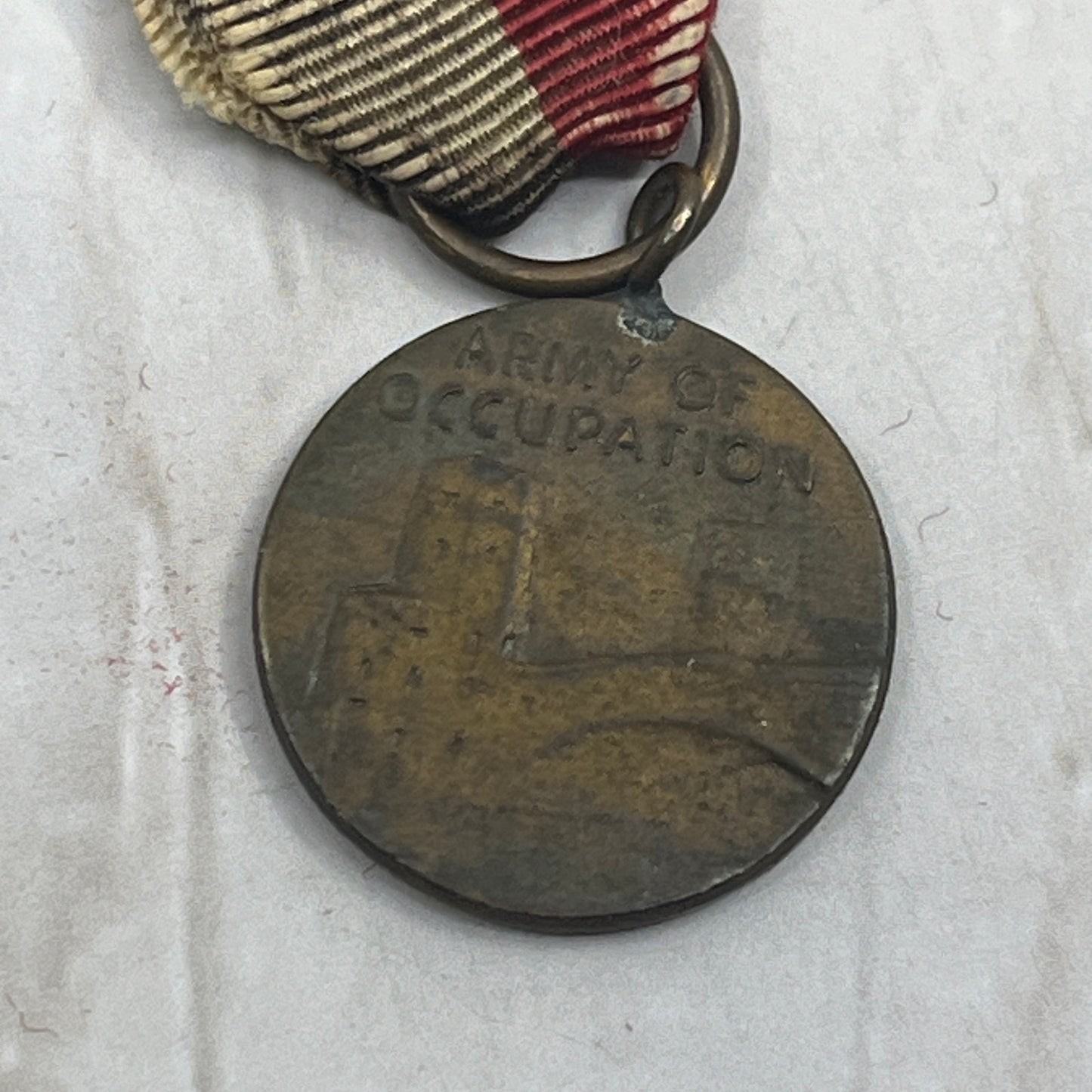 Army Of Occupation WWII Medal Japan 1/2" SC1